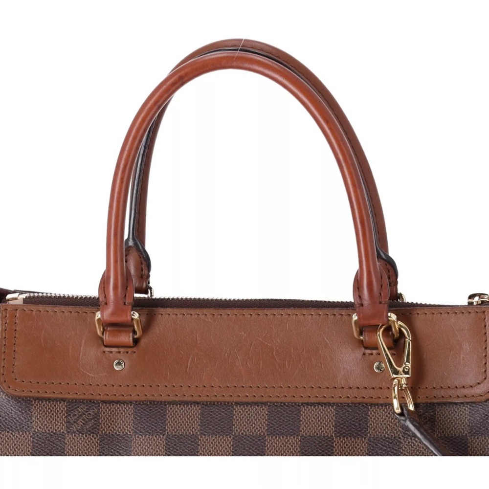 Louis Vuitton Damier Greenwich Brown Top Zip Tote N41337 - Picture 14 of 14